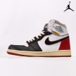 Union LA x Air Jordan 1 Retro High NRG 'Black Toe' Grey Wolf Varsity Black White Red BV1300-106