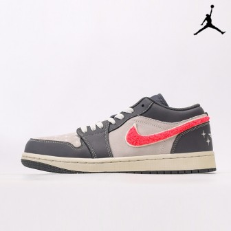 Jordan 1 Low Light Graphite Hot Punch