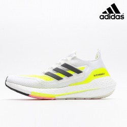 Adidas UltraBoost 21 'White Solar Yellow'