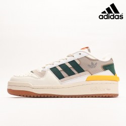 Adidas Forum Exhibit Low Cloud White Collegiate Green Bliss