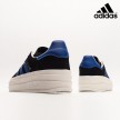 Adidas Wmns Gazelle Bold 'Black Lucid Blue' Gold Metallic HQ4408