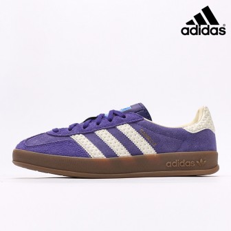 Adidas Originals Gazelle Indoor Cloud White Purple Gum