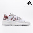 Adidas Nite Jogger Boost Cloud White Red Core Black-FW6696