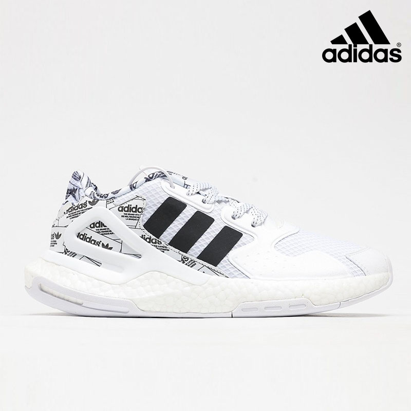 Adidas Day Jogger Boost White Black - FY3022