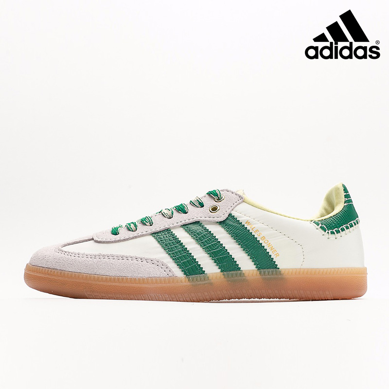Wales Bonner x Adidas Samba 'Cream White Bold Green' GY4344