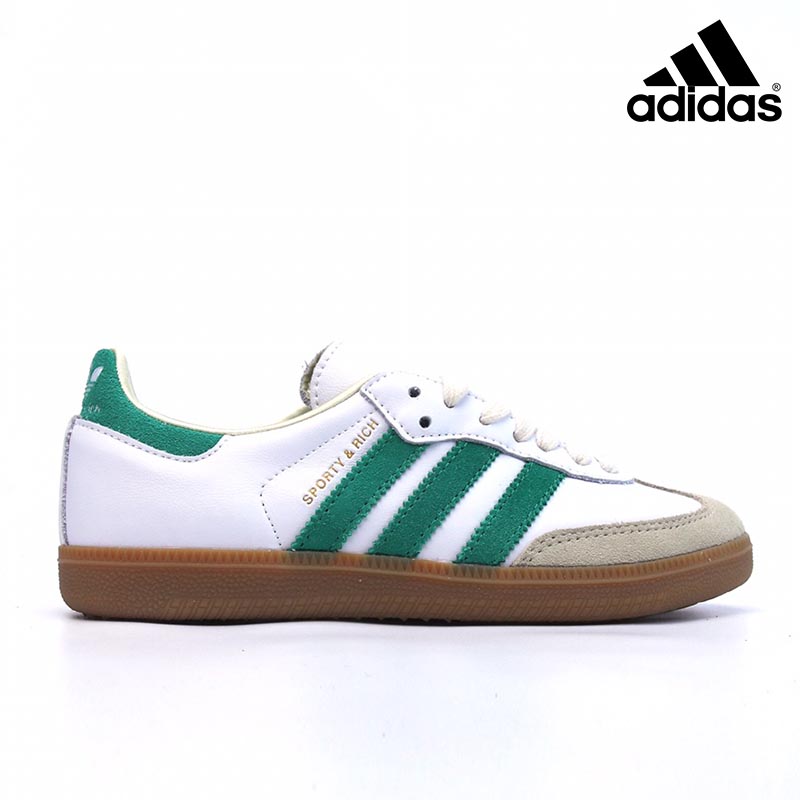 Adidas Sporty & Rich x Samba OG 'White Green'-HQ6075
