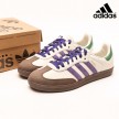 Adidas Samba OG 'Off White Purple Green' ID8349