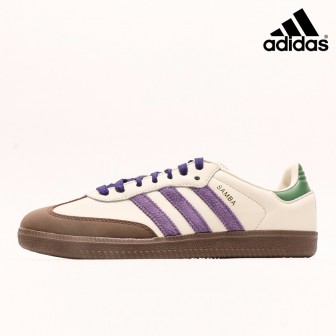 Adidas Samba OG 'Off White Purple Green'