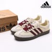 Adidas Samba OG 'Wonder White Maroon' IG1987