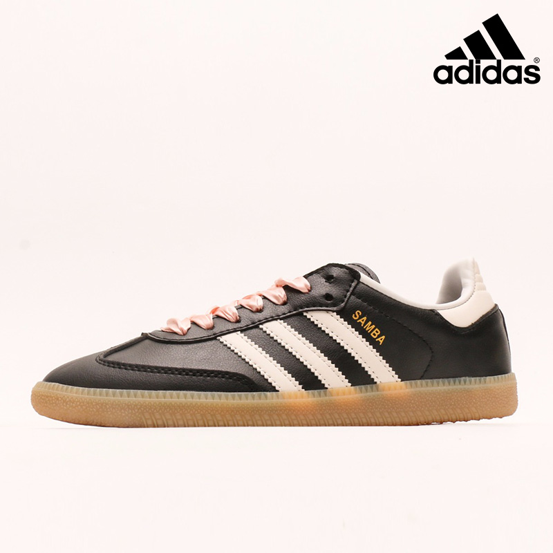 Adidas Samba 'Black Wonder Quartz Ribbon Laces' IH8047