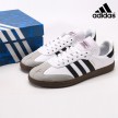 BAPE x adidas Samba 'White Black Gum' JR9245