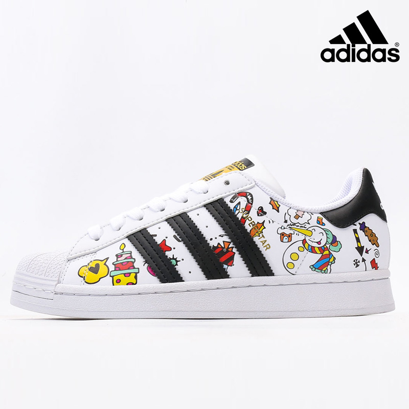 Adidas Originals Superstar 'Christmas snowman doodle' EG4958C