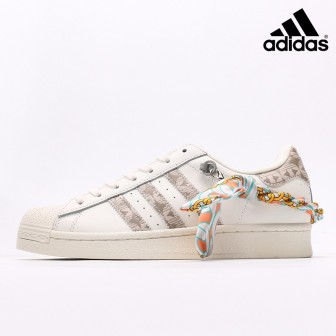 Adidas Superstar 'Satin Scarf - White Tint'