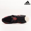 Adidas Originals Superstar Trimmed Canvas Black Red HP0462
