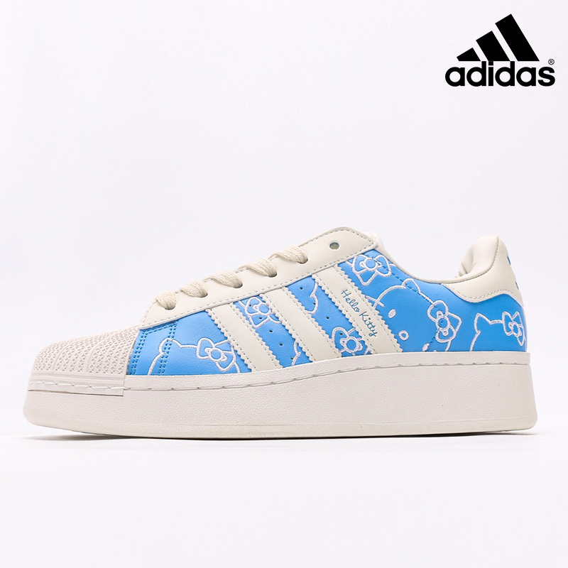 Hello Kitty x Wmns Superstar XLG 'Blue Burst' IG4477