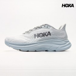 Hoka One One HOKA Clifton 11 Road Running Shoes in Stardust/Mineral Blue 1176573-STMN