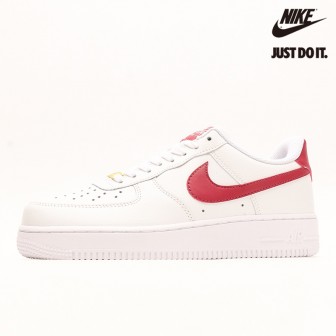 Nike AIR FORCE 1 '07 'WHITE NOBLE RED'