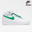 Nike Air Force 1 Mid White Green - 366731-909