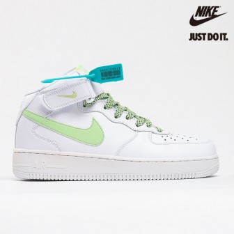 Nike Air Force 1 Mid 07 White Apple Green