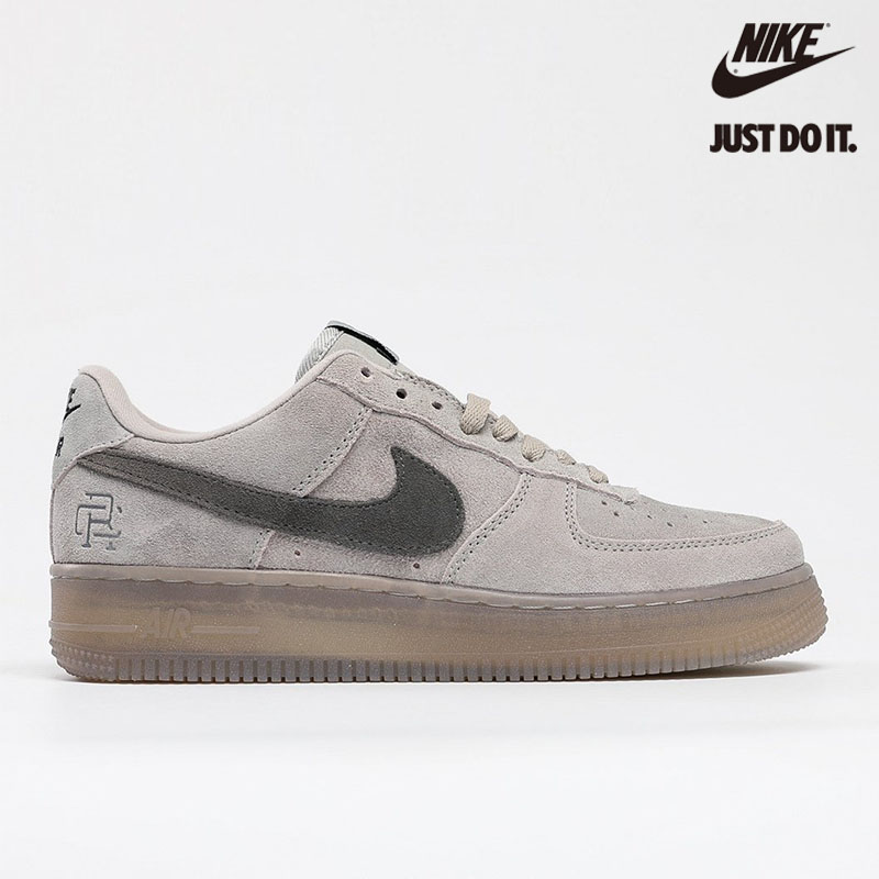 Nike Air Force 1 x Reigning Champ LV8 Suede Light Grey - AA1117-118