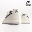 Bape x Nike Air Force 1 07 Low White Light Grey Black AA1356-115