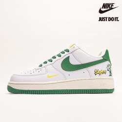 Nike Air Force 1 07 Low White Green Yellow