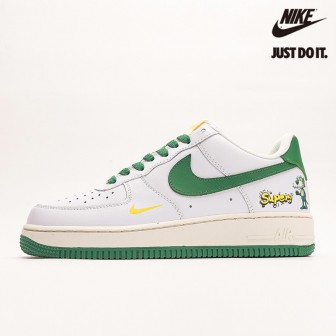 Nike Air Force 1 07 Low White Green Yellow
