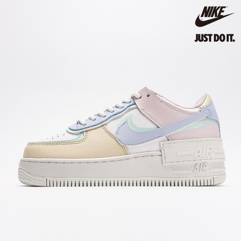 Nike Air Force 1 Shadow  'PASTEL' White Glacier Blue Ghost