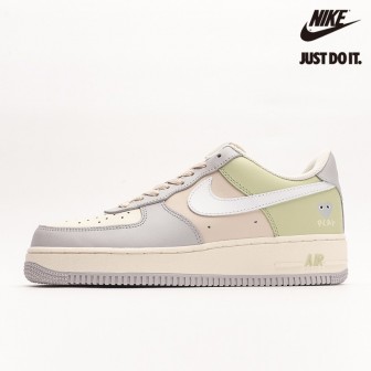 Nike Air Force 1 07 Low Light Grey Off-White Champagne