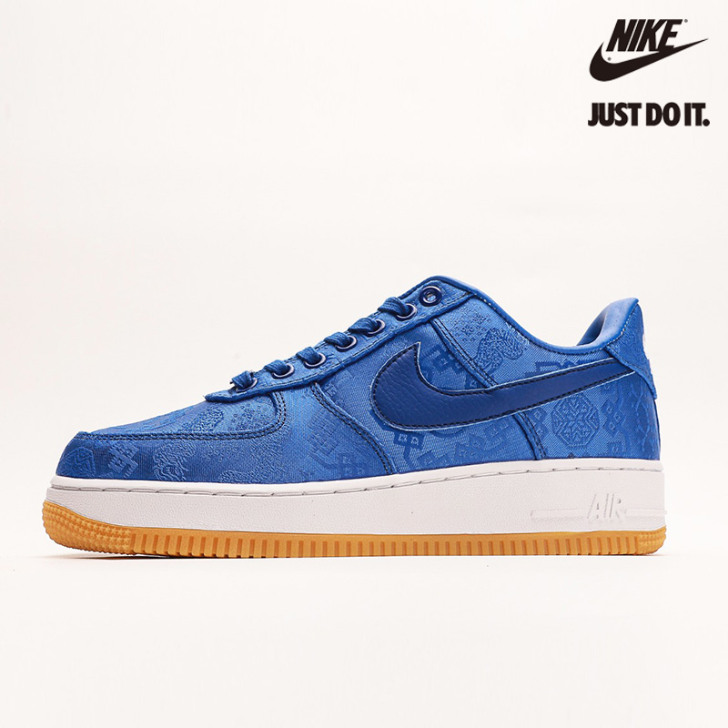 CLOT x Nike Air Force 1 PRM 'Royal Silk' CJ5290-400