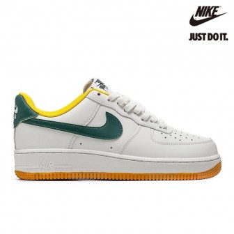 Nike Air Force 1 Low Cream White Army Green Yellow