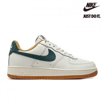 Nike Air Force 1 Low Cream White Beige Green Gum