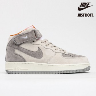Nike Air Force 1 '07 Offwhite Gray Orange