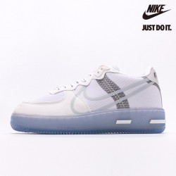 Nike Air Force 1 Low React QS 'White Ice' Rush Coral