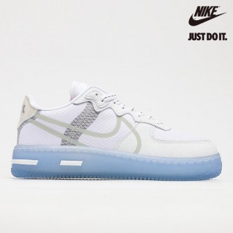 Nike Air Force 1 Low React QS 'White Ice' Rush Coral