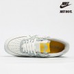 Nike Air Force 1 Low React White Light 'Smoke Grey Gold' - CT1020-100