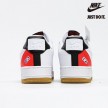 NBA x Nike Air Force 1 '07 LV8 'White Bright Crimson' - CT2298-101
