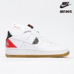 NBA x Nike Air Force 1 '07 LV8 'White Bright Crimson' - CT2298-101