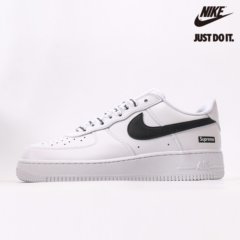 Nike Supreme x Air Force 1 Low 'Box Logo - White Black' CU9225-102
