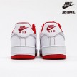 Nike Air Force 1 '07' Low Contrast Stitch - White University Red' - CV1724-100