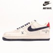 Louis Vuitton x Nike Air Force 1 07 LV8 Low' Beige/Navy LV Monogram' CV1724-111