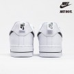 Nike Air Force Litchi skin white and black size LOGO 3M reflective - CV3039-105