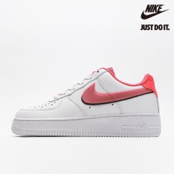 Nike Air Force 1 Low LV8 Double Swoosh White Black Bright Crimson