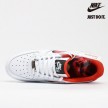 Nike Air Force 1 Low LV8 Double Swoosh White Black Bright Crimson - CW1574-101