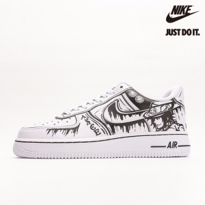 One Piece x  Nike Air Force 1 '07 Low White Blackc