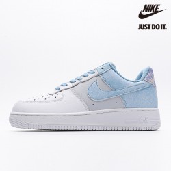 Nike Air Force 1 '07 LV8 'Psychic Blue' Football Grey Summit White