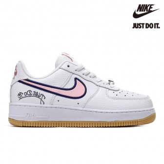 Nike Air Force 1 LV8 GS 'Pink Glaze' White Chile Red Gum Light Brown