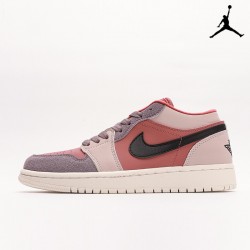 Air Jordan 1 Low Canyon Rust Black Purple Smoke White