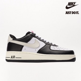 Nike Air Force 1 07 Low Beige White Black Red