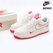 NIke Air Force 1 ’07 Low 'Supreme White Red' DF0188-011